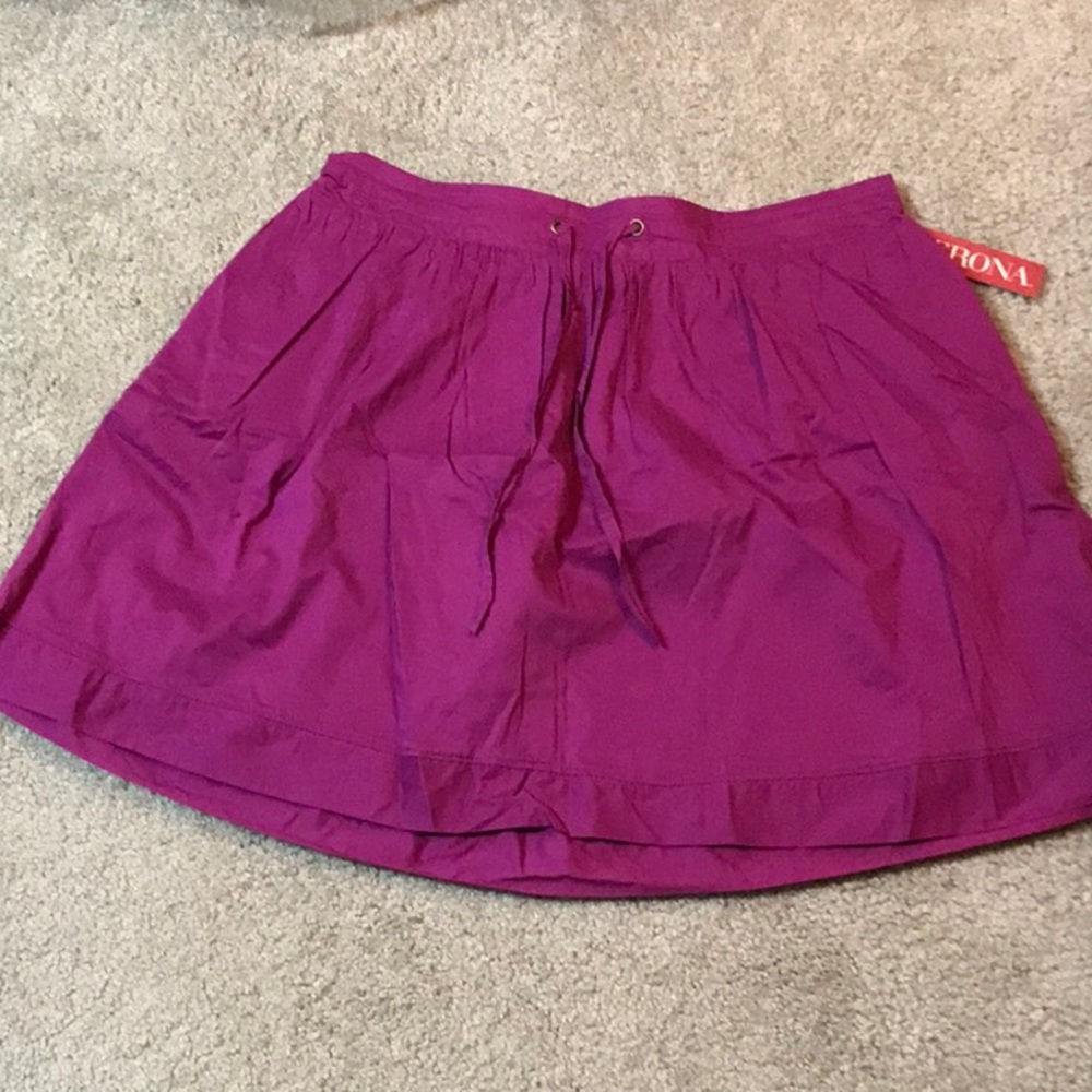 NWT Merona cotton fushia skirt - XL